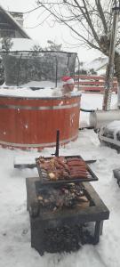 Gril pre hostí v dovolenkovom dome