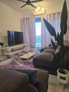 Μια τηλεόραση ή/και κέντρο ψυχαγωγίας στο The Purple Home