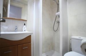 Ένα μπάνιο στο Acogedor Apartamento en el centro de Hondarribia Errezubi +15 φωτογραφίες