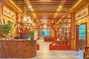 Restaurace v ubytování Long An Hotel 龙胜龙安酒店