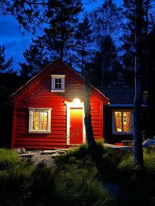 Bygningen som ferieboligen ligger i