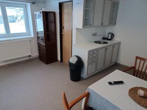 Kuchyň nebo kuchyňský kout v ubytování Hotel Bečva na Horní Bečvě