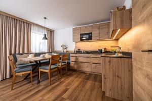 Kuchyň nebo kuchyňský kout v ubytování Pension Kumbichlhof
