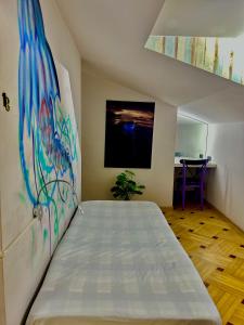 Ένα ή περισσότερα κρεβάτια σε δωμάτιο στο Porta Hostel