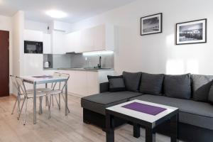 Kuchyňa alebo kuchynka v ubytovaní Apartamenty Bursztynowe