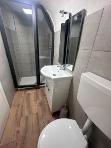 A bathroom at Holiday apartament