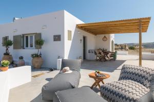 Posezení v ubytování Naias View Home Milos