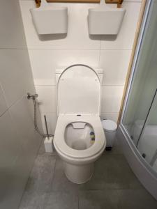 Kúpeľňa v ubytovaní Chata Rajecke Teplice