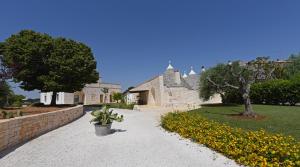 Zahrada ubytování Trulli di Mezza