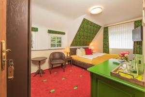 Voodi või voodid majutusasutuse Berghof Grüner Baum toas