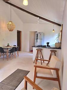 Nhà bếp/bếp nhỏ tại Top Houses 2 quartos Arraial 300m do Centro