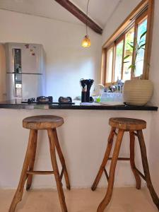 Nhà bếp/bếp nhỏ tại Top Houses 2 quartos Arraial 300m do Centro