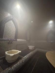 a bathroom with a sink and two toilets at The Nature View Suite, part of Terra Complex & Spa in Bansko +73 photos