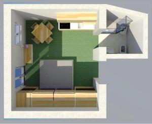 Μια τηλεόραση ή/και κέντρο ψυχαγωγίας στο Monolocale/ apartment Caterina