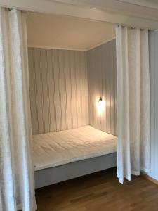 Ένα ή περισσότερα κρεβάτια σε δωμάτιο στο Bright and nice apartment