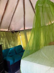 Χώρος καθιστικού στο Tree House Tulum