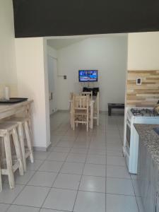 Η κουζίνα ή μικρή κουζίνα στο Casa en La Punta San Luis
