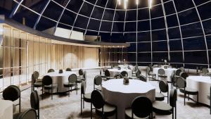 Sheraton Minneapolis Downtown Convention Center餐厅或其他用餐的地方