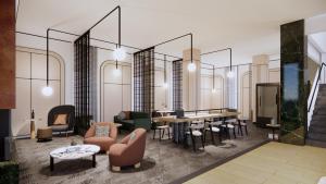 Sheraton Minneapolis Downtown Convention Center的休息区