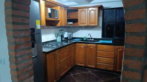 Kuchyň nebo kuchyňský kout v ubytování Casa Campestre - Guarne