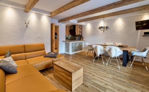Χώρος καθιστικού στο Charmant-Moderne Wohnung Glitzeralm