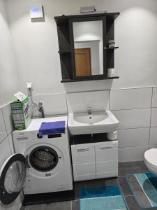 Koupelna v ubytování AlSa Apartments