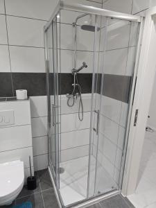 Koupelna v ubytování AlSa Apartments