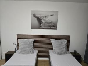 Postel nebo postele na pokoji v ubytování AlSa Apartments