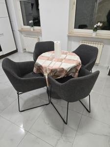 Posezení v ubytování AlSa Apartments