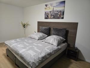 Postel nebo postele na pokoji v ubytování AlSa Apartments