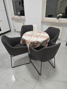 Posezení v ubytování AlSa Apartments