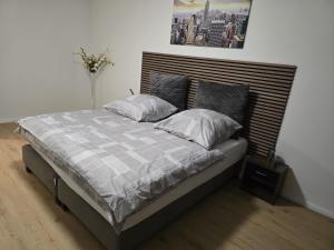 Postel nebo postele na pokoji v ubytování AlSa Apartments