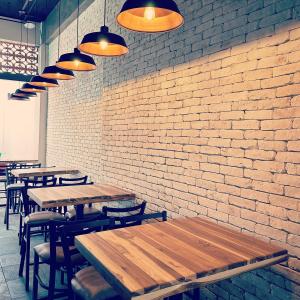 Restoran või mõni muu söögikoht majutusasutuses Barrio Vallarta Boutique Studios