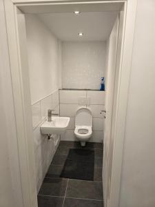 Koupelna v ubytování AlSa Apartments