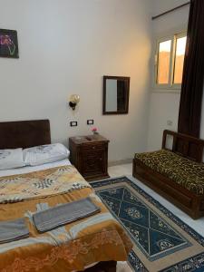 Letto o letti in una camera di Youssef Pyrameds View INN