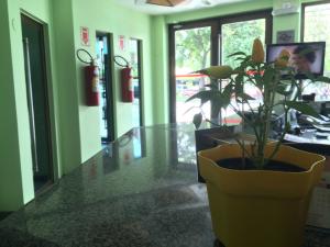 Телевизор и/или развлекательный центр в Saville Hotel