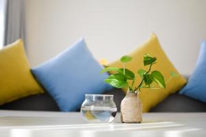 Зона вітальні в Palmier Hotel - Art House Da Nang
