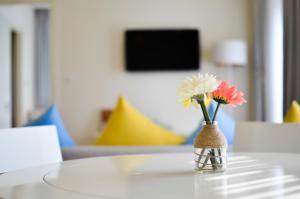 Телевізор і / або розважальний центр в Palmier Hotel - Art House Da Nang
