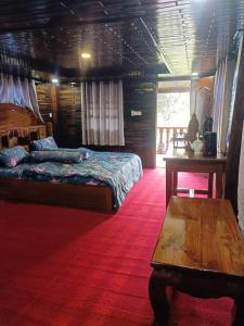 Χώρος καθιστικού στο Takheav Natural Bungalow Sra'Saem