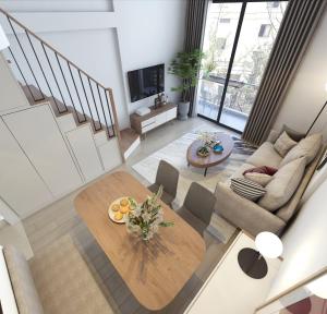 Posezení v ubytování Margaery Apartment Tu Hoa Princess