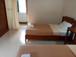 Postel nebo postele na pokoji v ubytování Phumchan Place Hotel