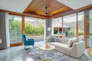 Posezení v ubytování Maca Villas & Spa Bali