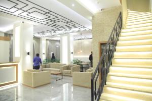 Vstupní hala nebo recepce v ubytování Okur Otel