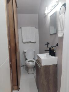 Koupelna v ubytování Casa Tonalli