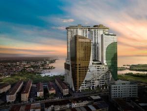Nespecifikovaný výhled na destinaci Melaka nebo výhled na město při pohledu z hotelu