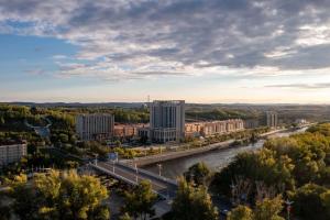 Landskap nær hotellet