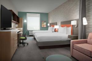 Postel nebo postele na pokoji v ubytování Home2 Suites By Hilton Georgetown Austin North