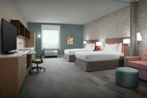 Postel nebo postele na pokoji v ubytování Home2 Suites By Hilton Georgetown Austin North + 29 fotografií