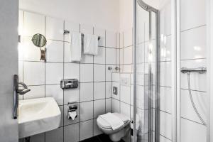 Koupelna v ubytování Hotel Gersfelder Hof