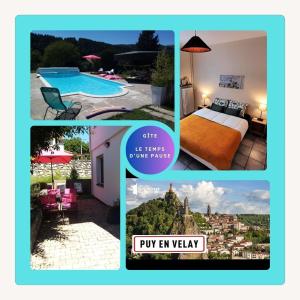 Fotografia z galérie ubytovania Gîte "Le temps d'une pause" terrasse et piscine v destinácii Coubon